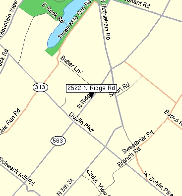 Area immediately near Keelersville Club