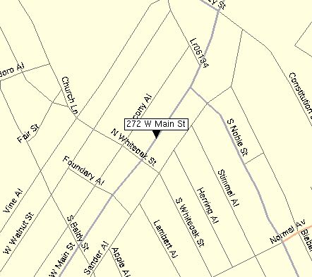 Area immediately near Shorty's Bar