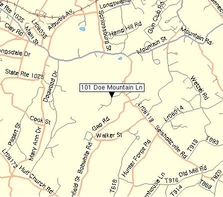 Area immediately near Bear Creek